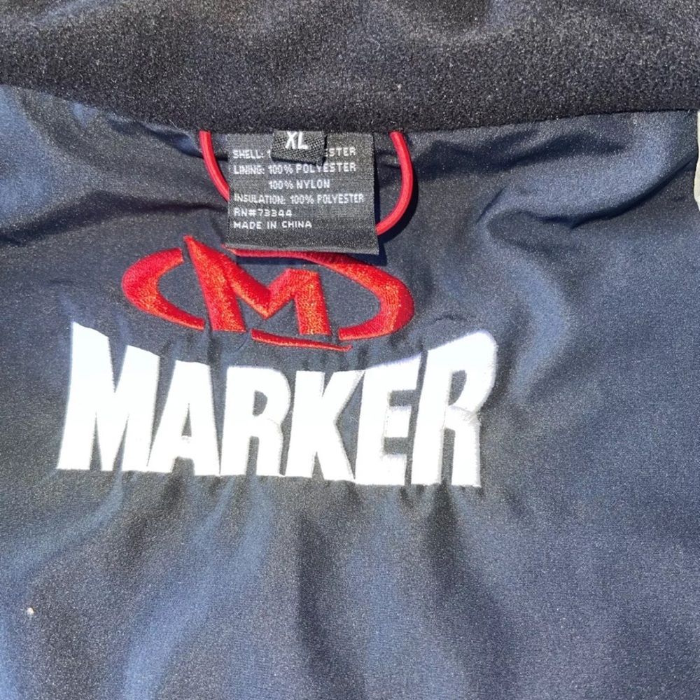 MARKER GORETEX PERFORMANCE JACKET INSULATED MENS XL PTP 27 hem 31 black ret $249 - Picture 14 of 16